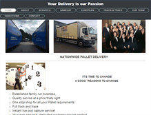 Tablet Screenshot of hbl-logistics.com